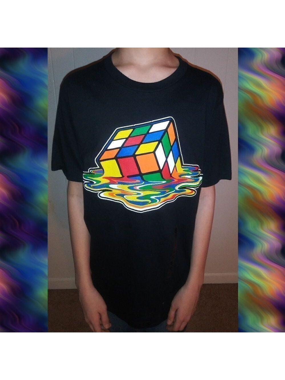 Rubik's Ripple Junction T-Shirt mens small Like new no tags